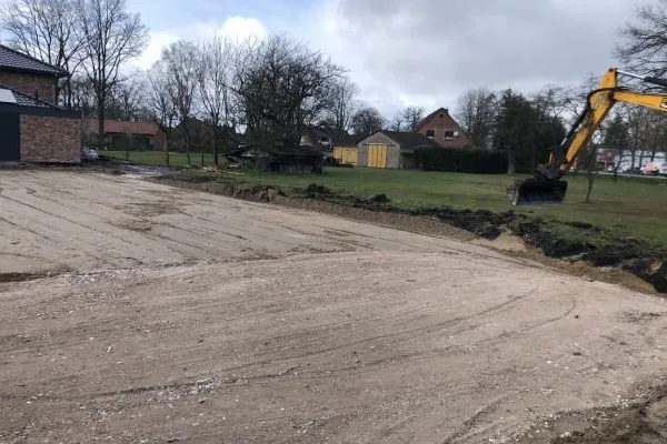 Planum auf einer Baustelle